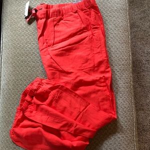 Lane Bryant linen joggers NWT